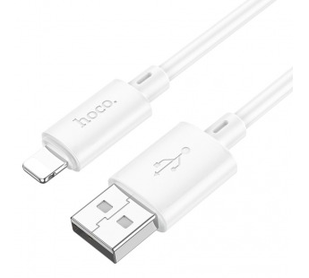 Кабель USB - Apple lightning Hoco X88 (повр.уп.) 100см 2,4A  (white) (230747)#1989737