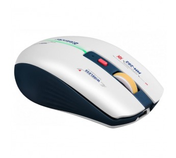 Мышь беспроводная DEFENDER Dila MM-282 белая-синяя, игровая, LED,6D,2.4,1800dpi#2040117