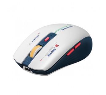Мышь беспроводная DEFENDER Dila MM-282 белая-синяя, игровая, LED,6D,2.4,1800dpi#2040118