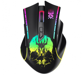 Мышь беспроводная DEFENDER Kronos GM-695 черный, игровая, 4кнопки,1600dpi,400мАч#2141450