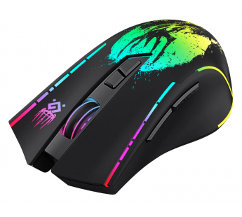 Мышь беспроводная DEFENDER Kronos GM-695 черный, игровая, 4кнопки,1600dpi,400мАч#2141451