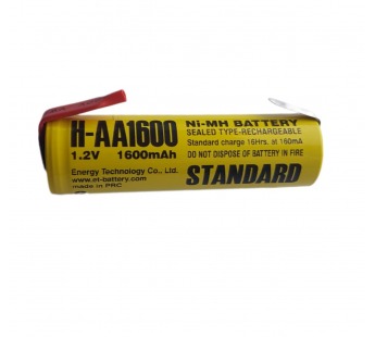 Аккумулятор H-AA 1600-T 1.2V, 1600 mAh Ni-Mh с выводами ET#2056083