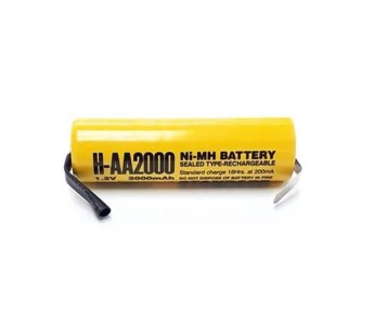 Аккумулятор H-AA 2000-T 1.2V, 2000 mAh Ni-Mh с выводами ET#2056081