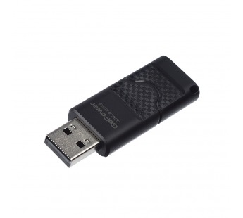 USB 2.0 Flash накопитель 32GB GoPower SLIDER, пластик чёрный#1990643