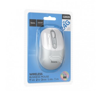 Мышь беспроводная HOCO GM28 (белый)#2127723