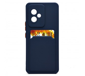 Чехол-накладка - SC337 с картхолдером для "Honor 100" (dark blue) (228845)#1992885