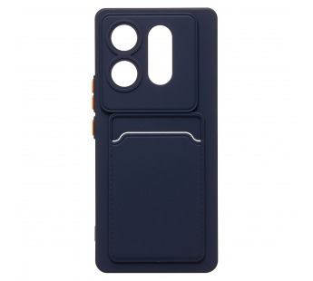 Чехол-накладка - SC337 с картхолдером для "Infinix Zero 30 4G" (dark blue) (228833)#1992894