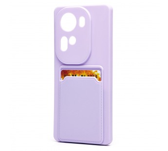 Чехол-накладка - SC337 с картхолдером для "OPPO Reno 11" (light violet) (228849)#2088156