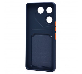 Чехол-накладка - SC337 с картхолдером для "TECNO Camon 20 Pro 5G" (dark blue) (228842)#2000937