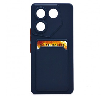 Чехол-накладка - SC337 с картхолдером для "TECNO Camon 20 Pro 5G" (dark blue) (228842)#1993134