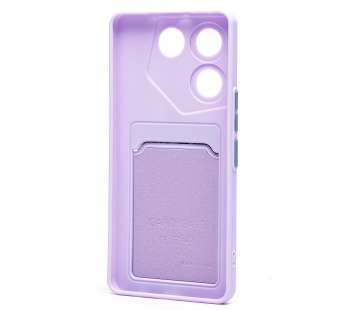 Чехол-накладка - SC337 с картхолдером для "TECNO Camon 20 Pro 5G" (light violet) (228843)#2000940