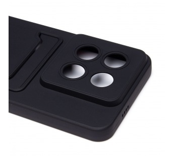 Чехол-накладка - SC337 с картхолдером для "Xiaomi 14 Pro" (black) (228829)#2088203