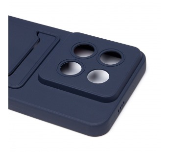 Чехол-накладка - SC337 с картхолдером для "Xiaomi 14 Pro" (dark blue) (228830)#2088200