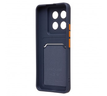 Чехол-накладка - SC337 с картхолдером для "Xiaomi 14 Pro" (dark blue) (228830)#2088201