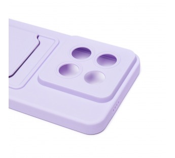 Чехол-накладка - SC337 с картхолдером для "Xiaomi 14 Pro" (light violet) (228831)#2088199