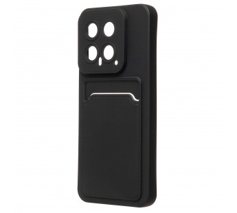 Чехол-накладка - SC337 с картхолдером для "Xiaomi 14" (black) (228826)#2088195