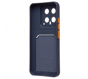 Чехол-накладка - SC337 с картхолдером для "Xiaomi 14" (dark blue) (228827)#2088191