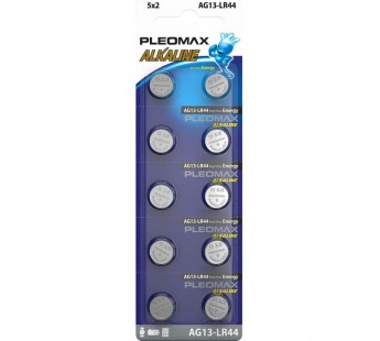Элемент питания SAMSUNG PLEOMAX AG13 (357) LR1154, LR44 Button Cell (10/100/2000/112000)#1994672