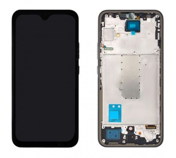 Дисплей для Samsung A345F Galaxy A34 в рамке + тачскрин (черный) (small OLED)#2001923