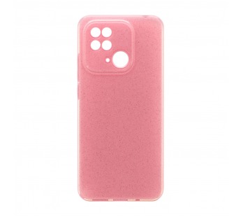 Чехол Glitter Case для Xiaomi Redmi 10C (012) розовый#1991365