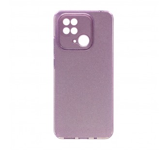 Чехол Glitter Case для Xiaomi Redmi 10C (015) лиловый#1991356