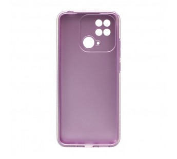 Чехол Glitter Case для Xiaomi Redmi 10C (015) лиловый#1991357