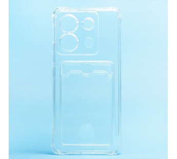 Чехол-накладка - SC276 с картхолдером для "Xiaomi Poco X6 5G" (transparent) (228283)#1996816