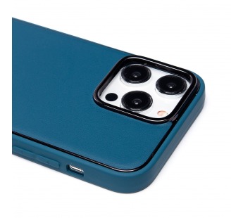 Чехол-накладка - PC084 экокожа для "Apple iPhone 14 Pro Max" (blue) (230833)#2056564