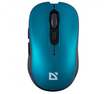 Мышь беспроводная Defender Gassa MM-105, 6D, 800-1600dpi, бесшумная, бирюзовый [28.03.24], шт#2135522