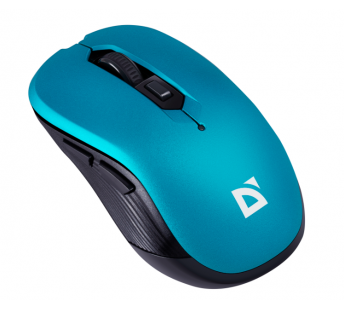 Мышь беспроводная Defender Gassa MM-105, 6D, 800-1600dpi, бесшумная, бирюзовый [28.03.24], шт#2135523