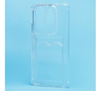 Чехол-накладка - SC276 с картхолдером для "Infinix Hot 40" (transparent) (226978)#2093103