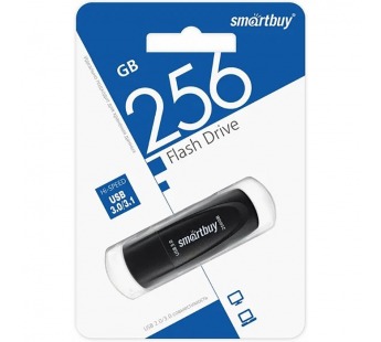 256GB накопитель USB3.0 SMARTBUY Scout черный#2012206