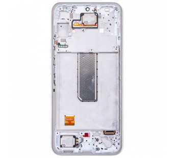 Дисплей для Samsung Galaxy A34 5G (A346B) модуль с рамкой Серебро - OR (SP)#2001873