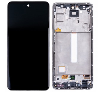 Дисплей для Samsung Galaxy A52/A52 5G/A52s 5G (A525F/A526B/A528B) модуль с рамкой Белый - OR (SP)#2078351