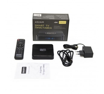 IP TV приставка ATOM-432AM (Amlogic S905W2, ARM Соrtех-А35, Android 11.0, 4Гб, Flash 32Гб, Wi-Fi, 4K#2056907