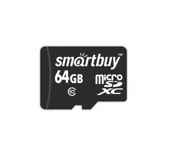 Micro SDHC карта памяти 64ГБ SmartBuy Class 10 #1995985