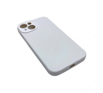 Чехол iPhone 15 Silicone Case (Full Camera/c Лого) №09 Белый#1997813