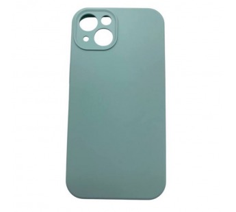 Чехол iPhone 15 Silicone Case (Full Camera/c Лого) №17 Драгоценный камень Зеленый#2001404