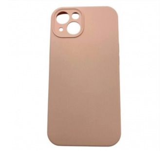 Чехол iPhone 15 Silicone Case (Full Camera/c Лого) №19 Розовый Песок#2001400