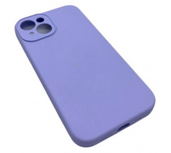 Чехол iPhone 15 Silicone Case (Full Camera/c Лого) №47 Элегантный Фиолетовый#2041784
