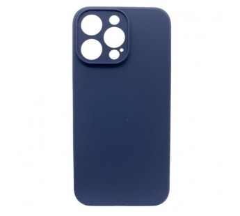 Чехол iPhone 15 Pro Max Silicone Case (Full Camera/c Лого) №08 Полуночный Синий#2001422