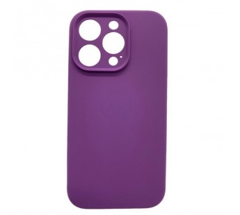Чехол iPhone 15 Pro Max Silicone Case (Full Camera/c Лого) №30 Фиолетовый#2001349