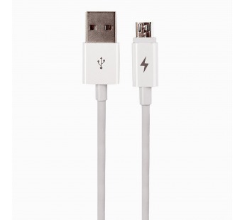 Кабель USB - micro USB Activ Clean Line (повр. уп) 100см 1,5A  (white) (231620)#1997365