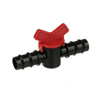 Кран капельная трубка x капельная трубкя 16 мм, шт#2095256