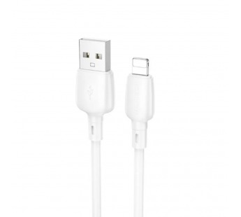 Кабель USB BOROFONE BX93 2.4A Apple белый 0.25м#2025960