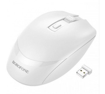 Мышь беспроводная Borofone BG7, USB, белый#1998156