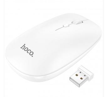 Мышь беспроводная HOCO GM15, USB, белый#1998165
