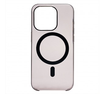 Чехол-накладка - PC Clear Case SafeMag для "Apple iPhone 15 Pro" (black) (231032)#2010926