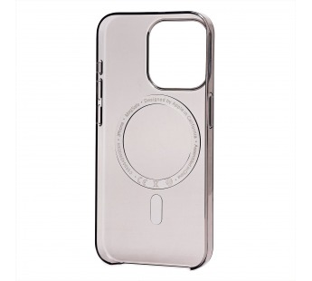 Чехол-накладка - PC Clear Case SafeMag для "Apple iPhone 15 Pro" (black) (231032)#2010929