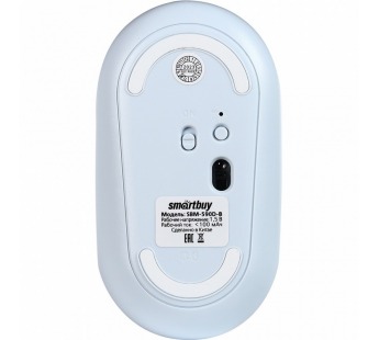 Мышь оптическая беспроводная Smart Buy SBM-590D-B (light blue) (231343)#2020690